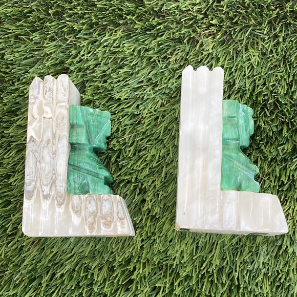 Banded Calcite Bookends - Picture 2 of 6